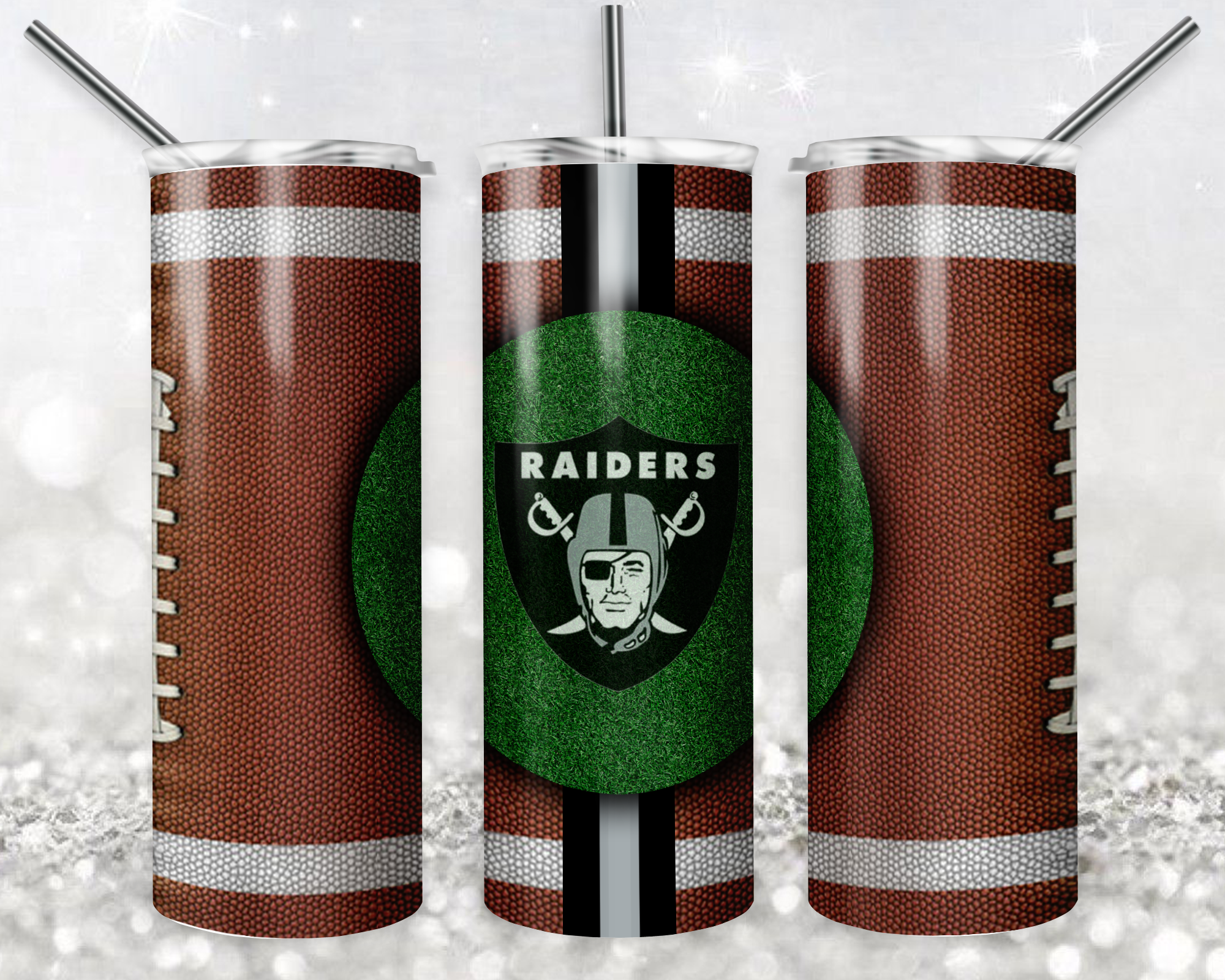 Raiders Football Tumbler Wrap, 20oz Tumbler Wrap, Las Vegas