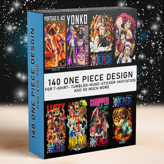 One Piece Design PNG Bundle