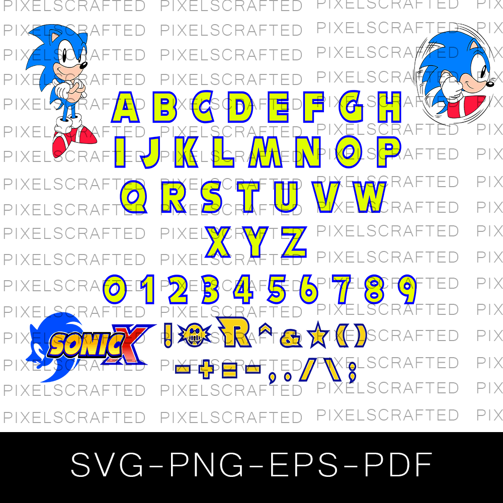 Sonic Hedgehog SVG