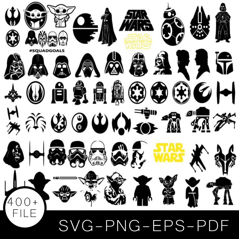 Black And White Movies Characters Star Wars Tumbler PNG