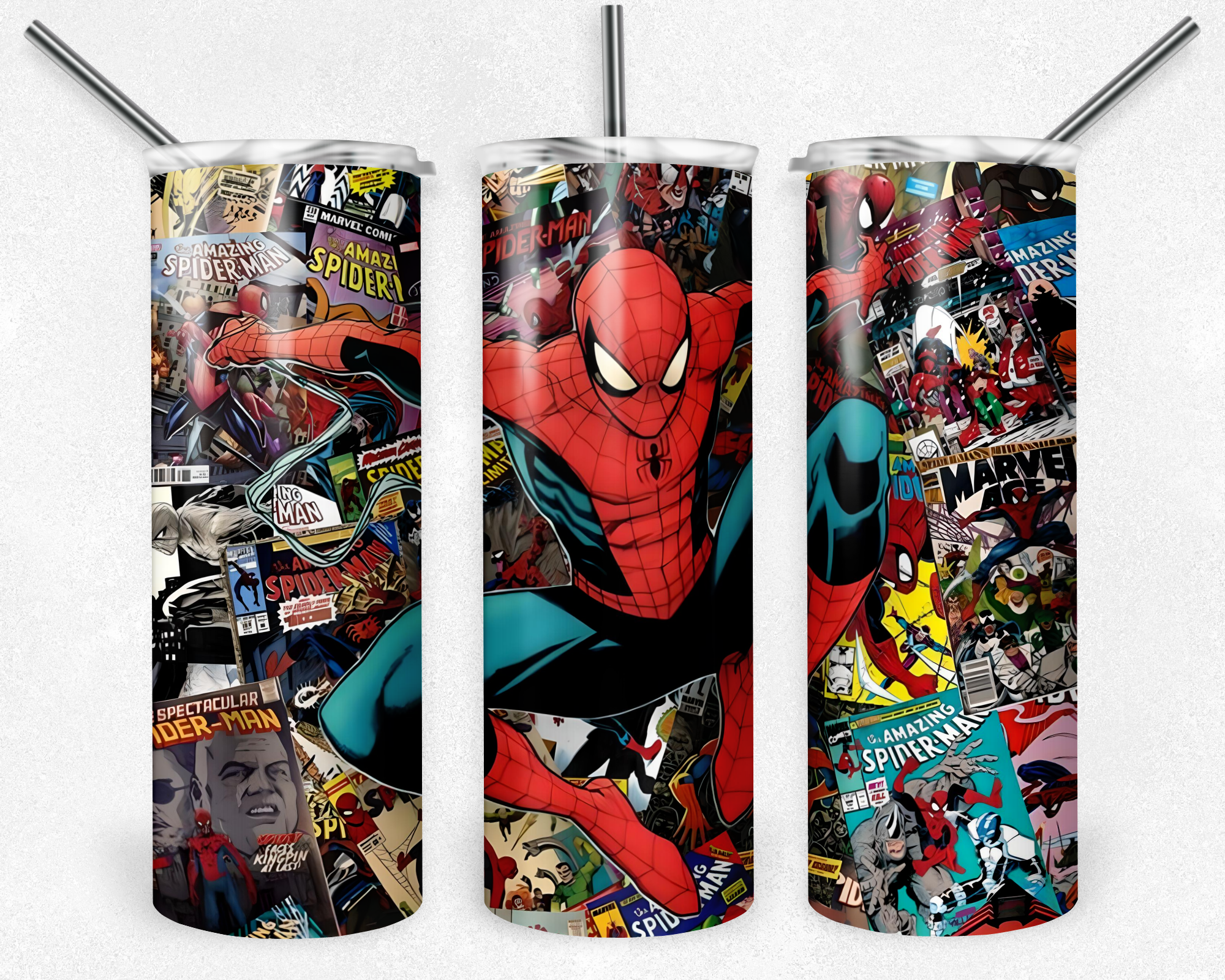 Spiderman 2 Tumbler Sublimation Transfer