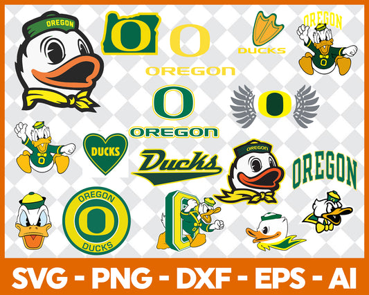 Oregon Ducks SVG Bundle, Oregon Ducks Cut file, Oregon Ducks Clipart, American Football SVG bundle