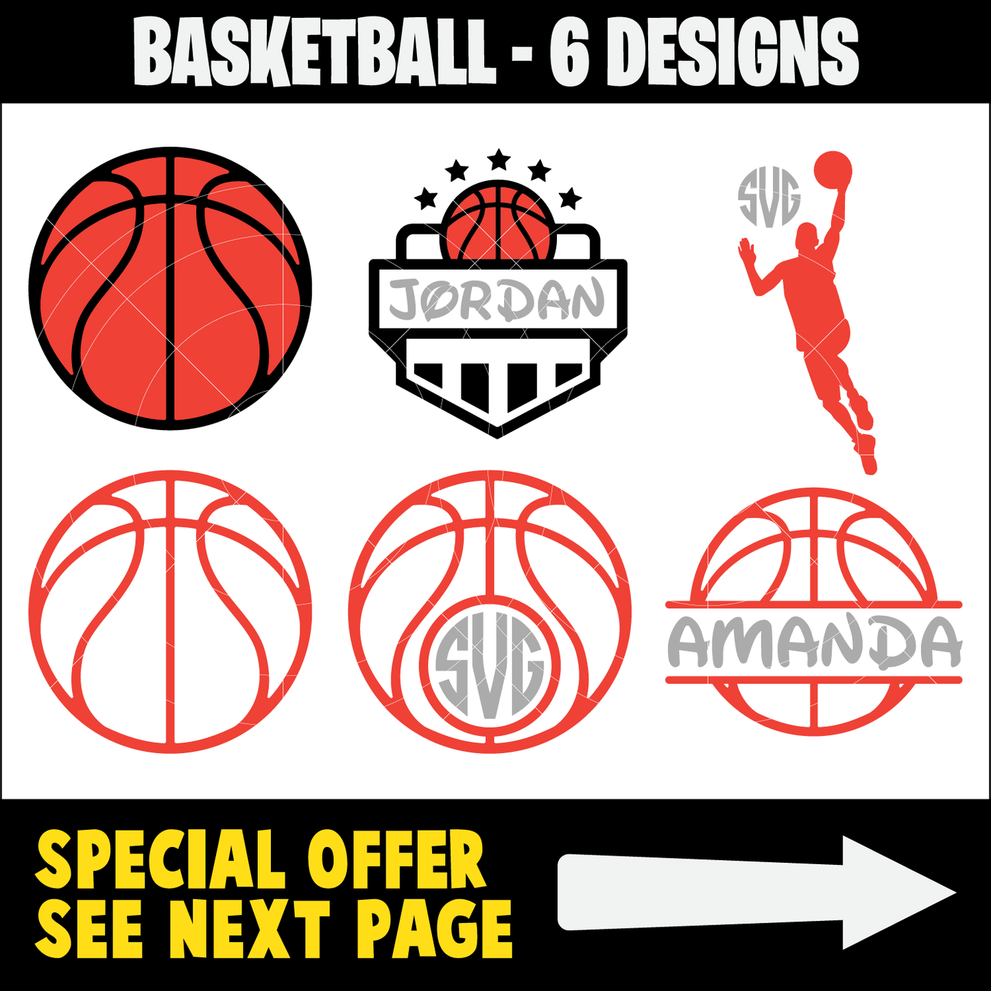 Basketball SVG Bundle, Basketball Cut file, Clipart, Sports SVG Bundle