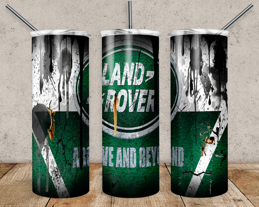 Land Rover 20oz Sublimation Tumbler Designs, Land Rover Straight Skinny Tumbler Wrap PNG