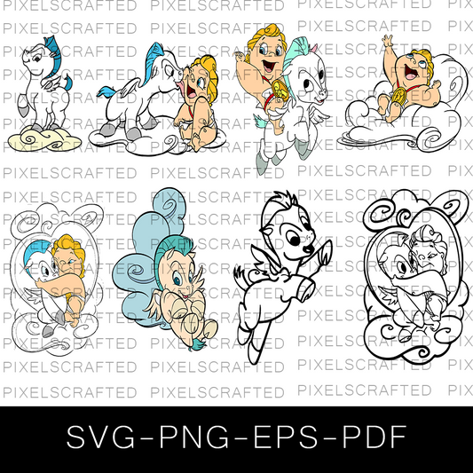 Baby Hercules SVG Bundle, Baby Hercules Cut file, Clipart