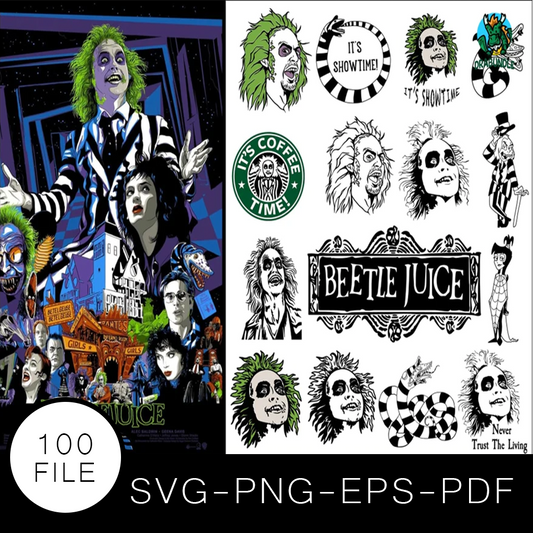 Beetlejuice SVG Bundle, Beetlejuice Cut file, Clipart