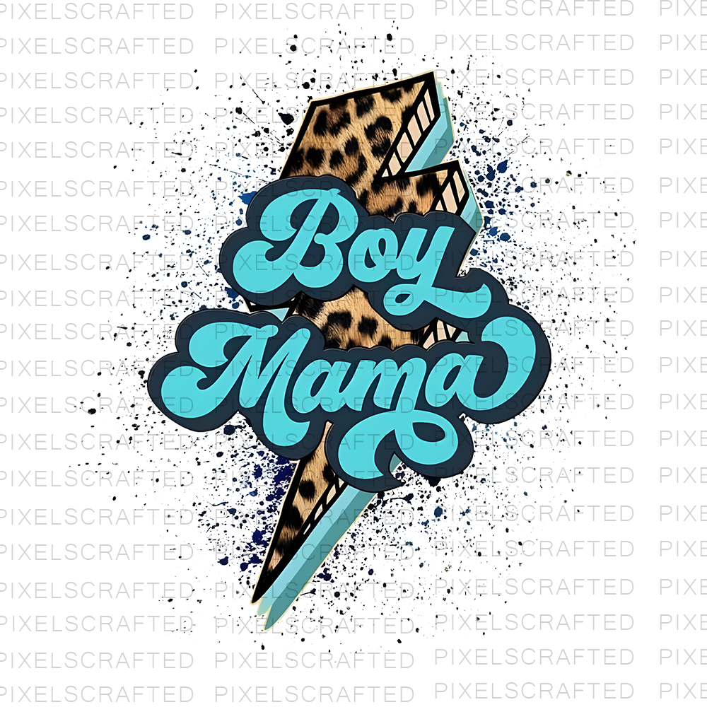 Boy Mama PNG Sublimation Design, Boy Mama PNG