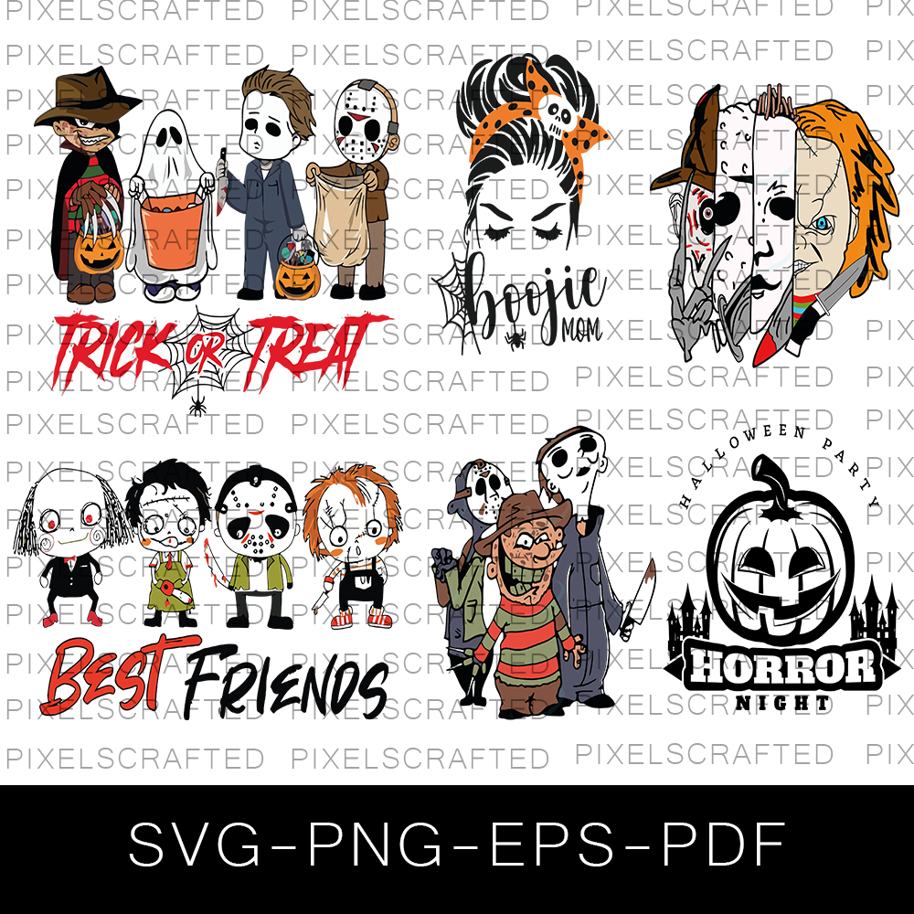 Halloween SVG Bundle, Halloween Cut file, Clipart, Trick or Treat SVG Bundle