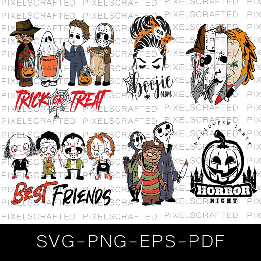 Halloween SVG Bundle, Halloween Cut file, Clipart, Trick or Treat SVG Bundle