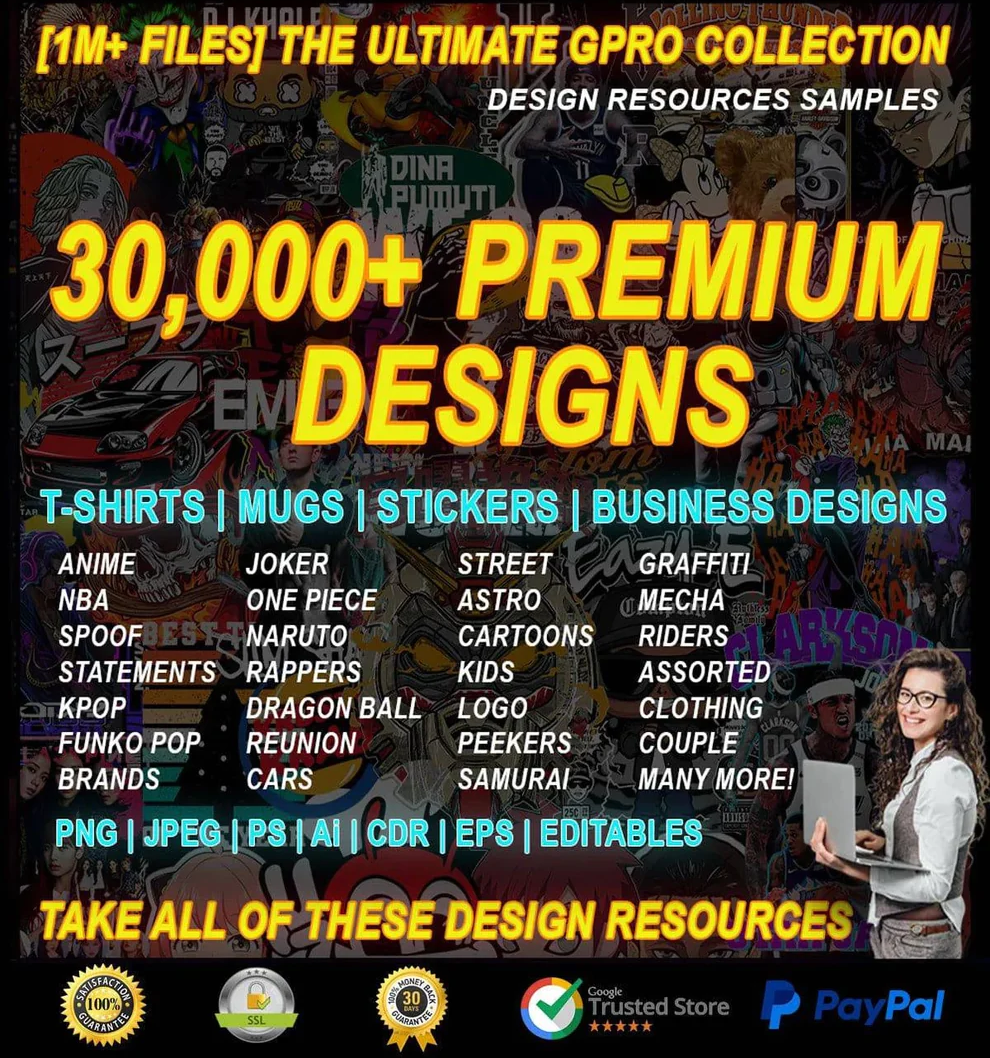 2TB Unlimited All in one Graphics, Templates and Printing Needs