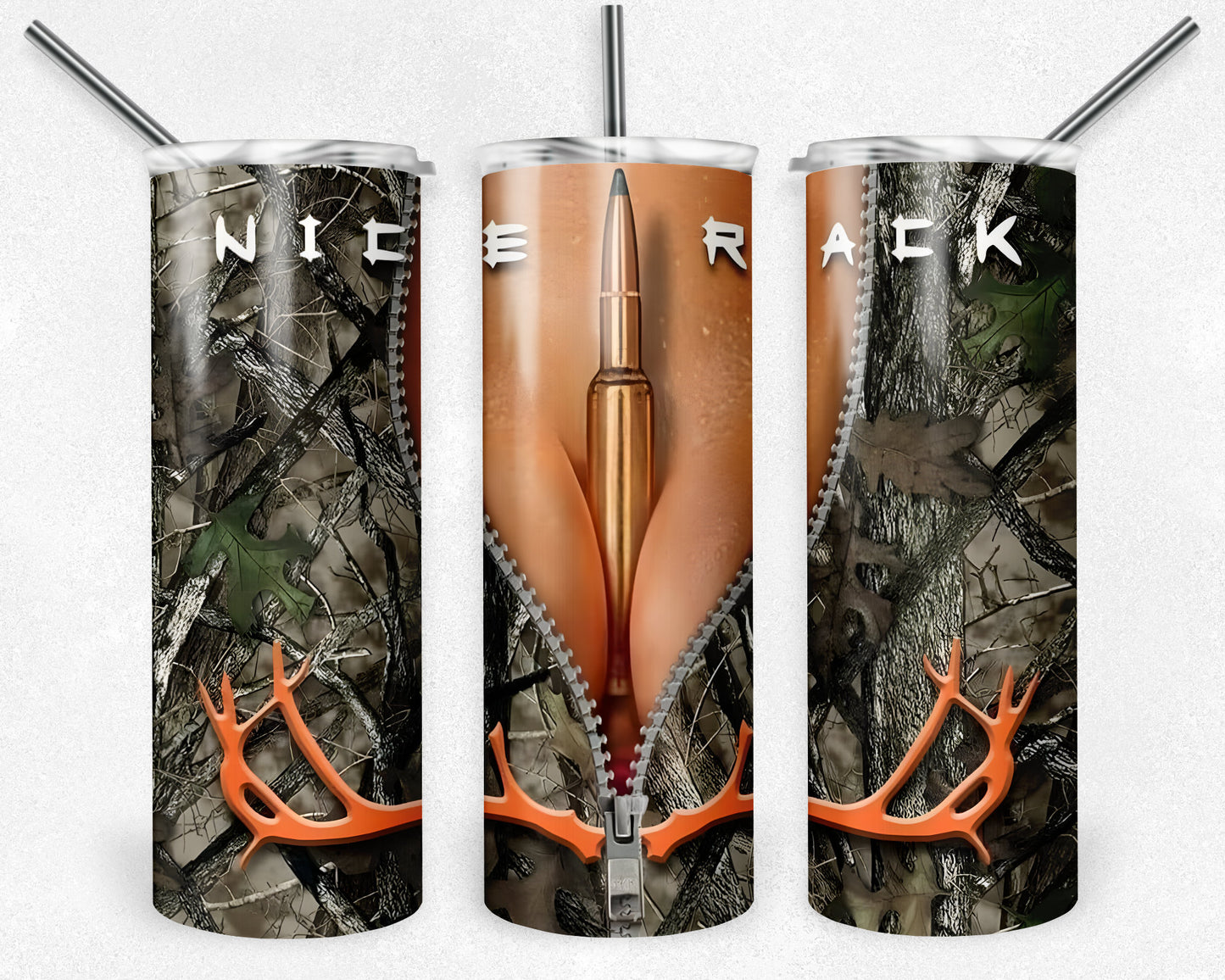 Deer Hunter Tumbler Png, 20 oz Skinny Tumbler Sublimation Design, Digital Download PNG,  Bullet PNG, 20 oz Tumbler Design