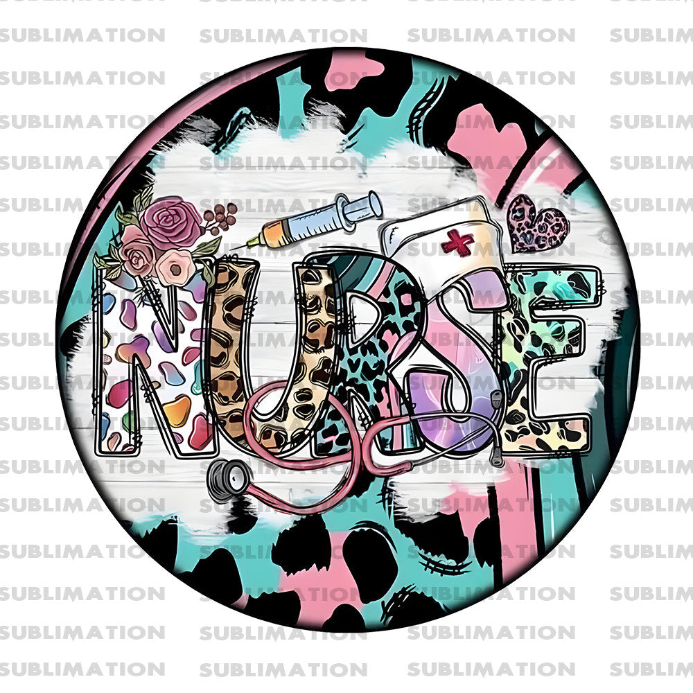 Nurse Car Coaster Png, Sublimation Png, Sublimation Designs, Hospital Png, Digital Download