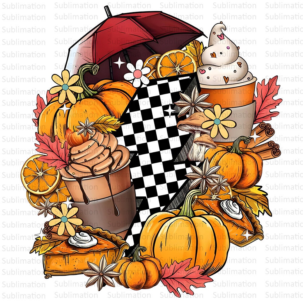 Pumpkin Png, Fall Png, Sublimation Designs, Sublimation Png, Digital Download