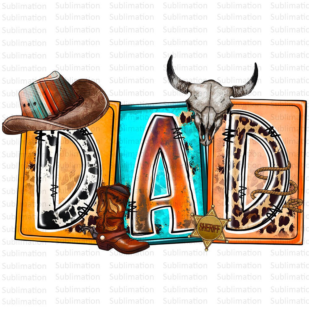 Sheriff Cowboy Png, Dad Png, Cow Hide Png, Western Png, Sublimation Designs, Country Girls Png, Digital Download