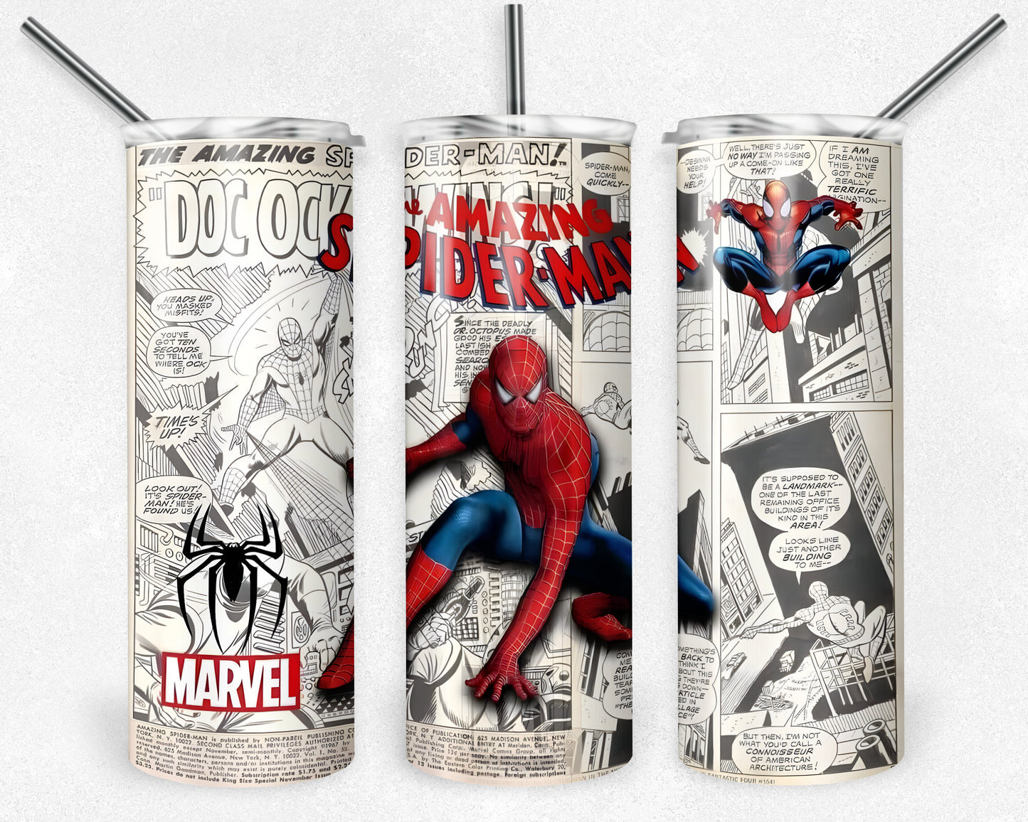 Spiderman Tumbler Png, 20 oz Skinny Tumbler Sublimation Design, Digital Download PNG,  Super Hero Tumbler PNG, 20oz Tumbler Design