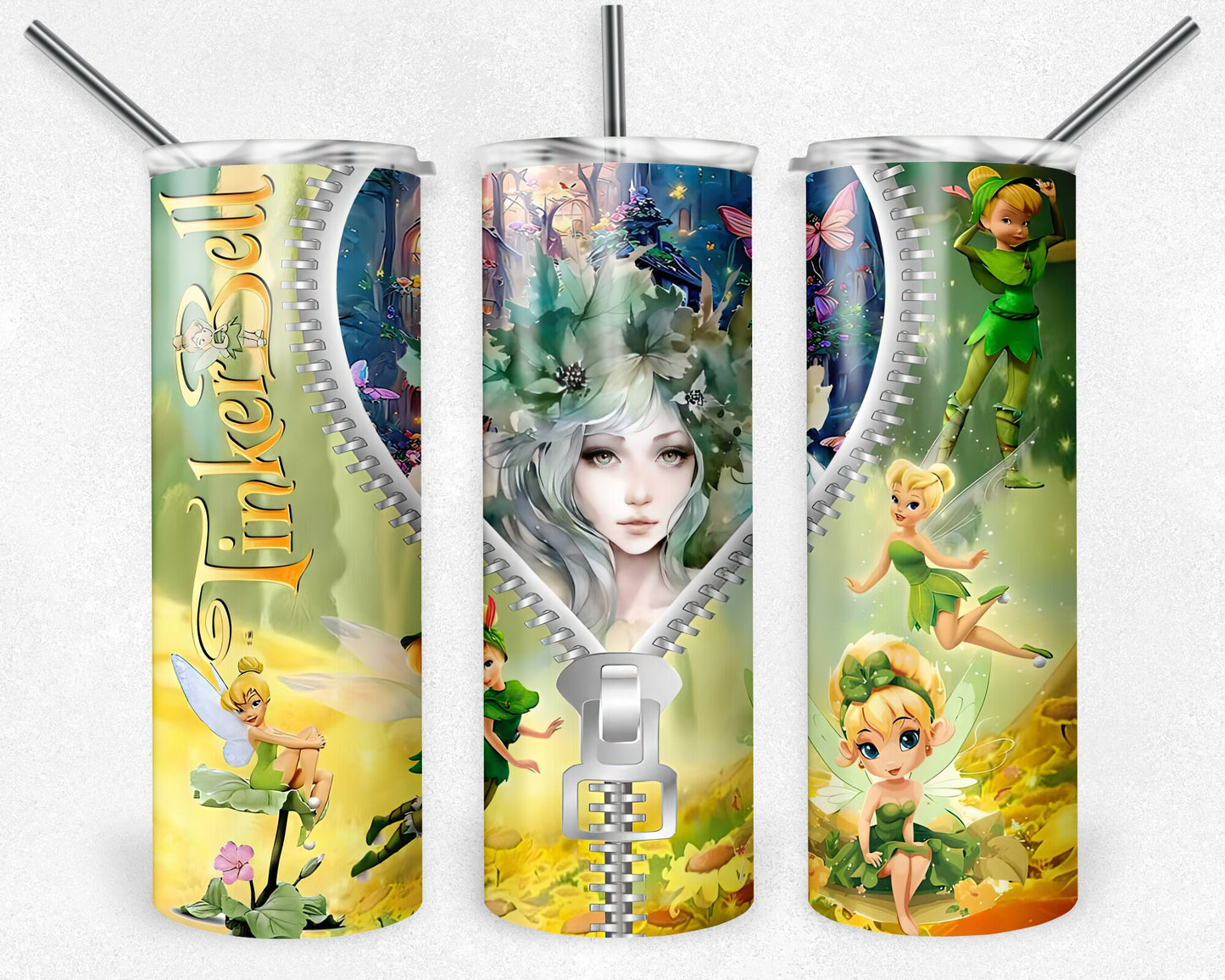 20oz Birthday Magic Skinny Tumbler Sublimation Png, Cartoon Character, Princess, Movie Character, Love, Straight &Tapered Tumbler Png Design