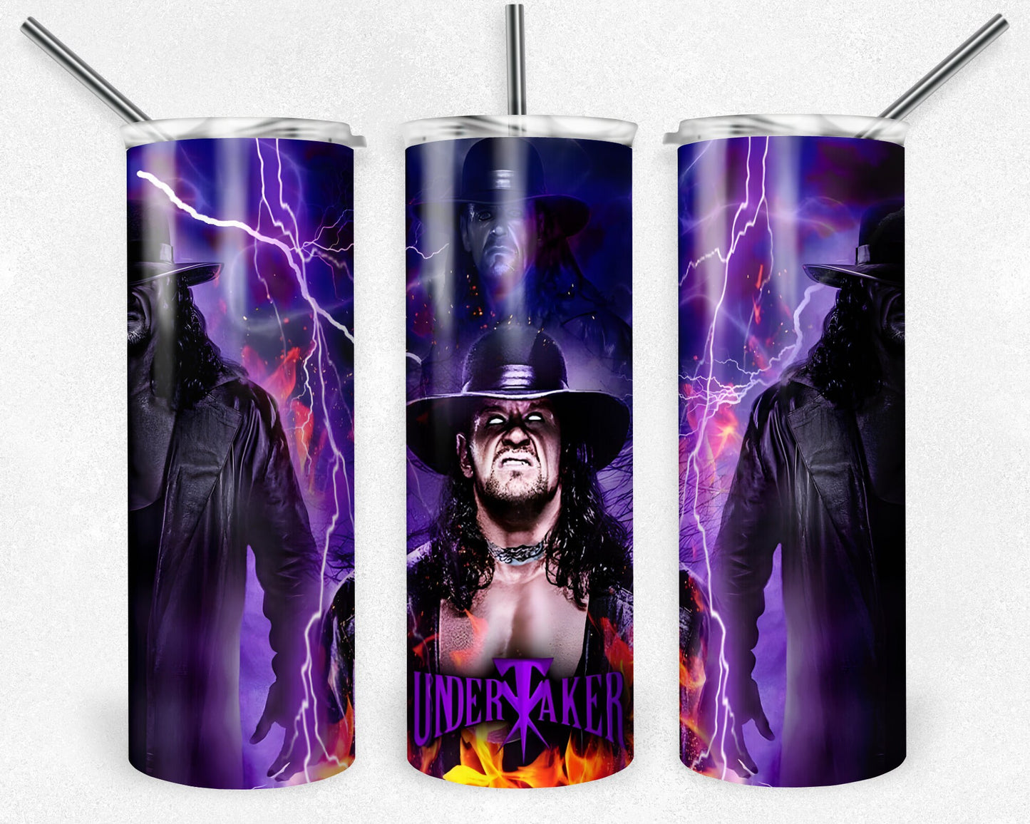 Undertaker WWE Wrestling Design PNG Digital Download Sublimation