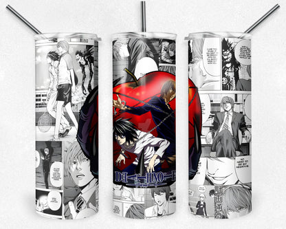 Anime Tumbler, Anime Character Tumbler, 20 oz Skinny Tumbler Sublimation Design, Digital Download PNG, 20oz Tumbler Design