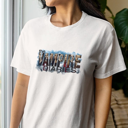 Vampire Diaries Sublimation Design, Retro Shirt, Tv Show PNG, Trendy Tshirt PNG, Digital Download, Silhouette, Vampire PNG