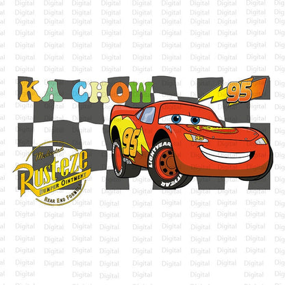 Cars  SVG, Cartoon Cars Vector, Mcqueen SVG, Cut file, Clipart, Retro Shirt Design, Cut file Cricut, Digital Download