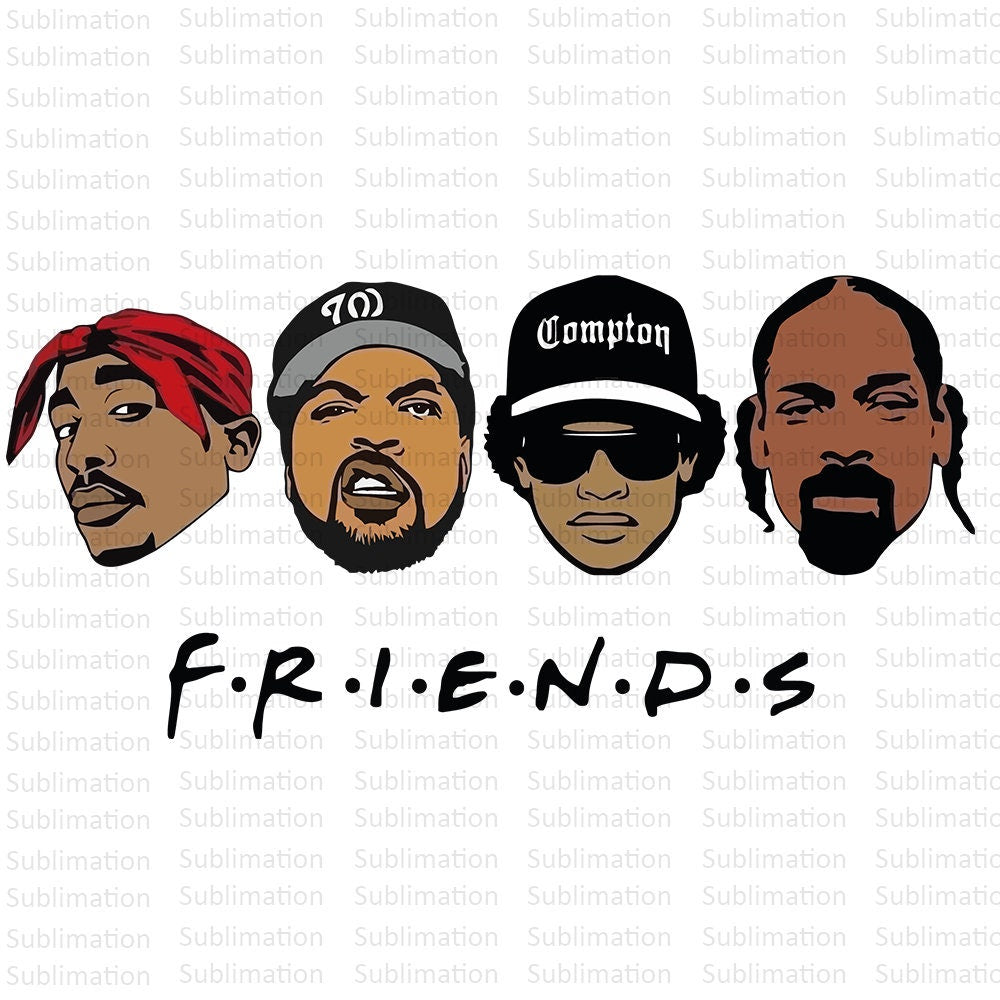 Rap Legends SVG , Rapper Vector, Old School Rapper SVG, Cut file, Clipart, Shirt Design, Cut file Cricut, Digital Download