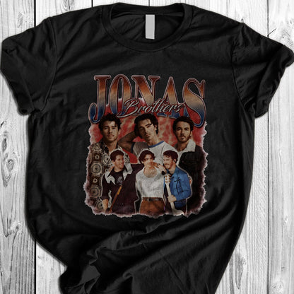 Jonas Brothers Sublimation Design, Shirt Design, Vintage 90's PNG, Trendy Tshirt PNG, Digital Download, Silhouette, Jonas PNG, Dtf Design