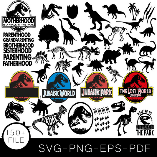 Jurassic Park SVG Bundle, Jurassic Park Cut file, Jurassic Park Clipart