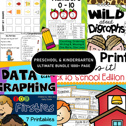 Kid Work Book Printable PDF E-Book