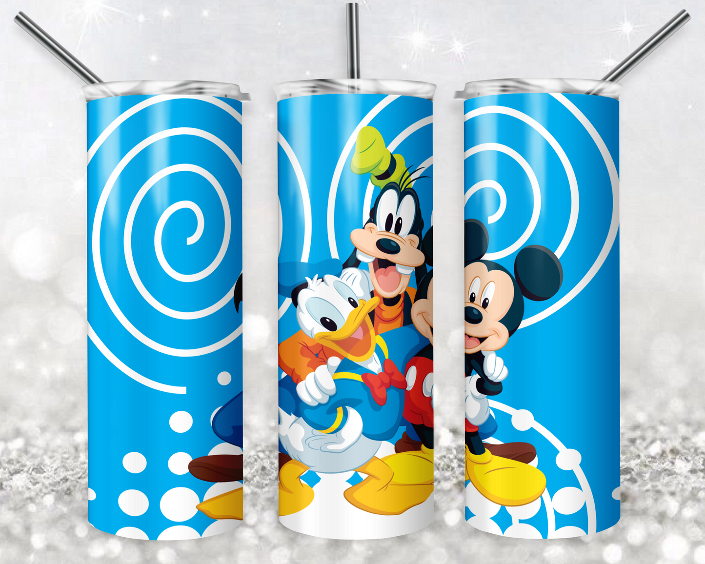 Mickey Mouse 20oz Sublimation Tumbler Designs, Disney Straight Skinny Tumbler Wrap PNG