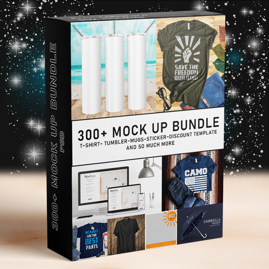 300+ Mockup Bundle, Discount Templates