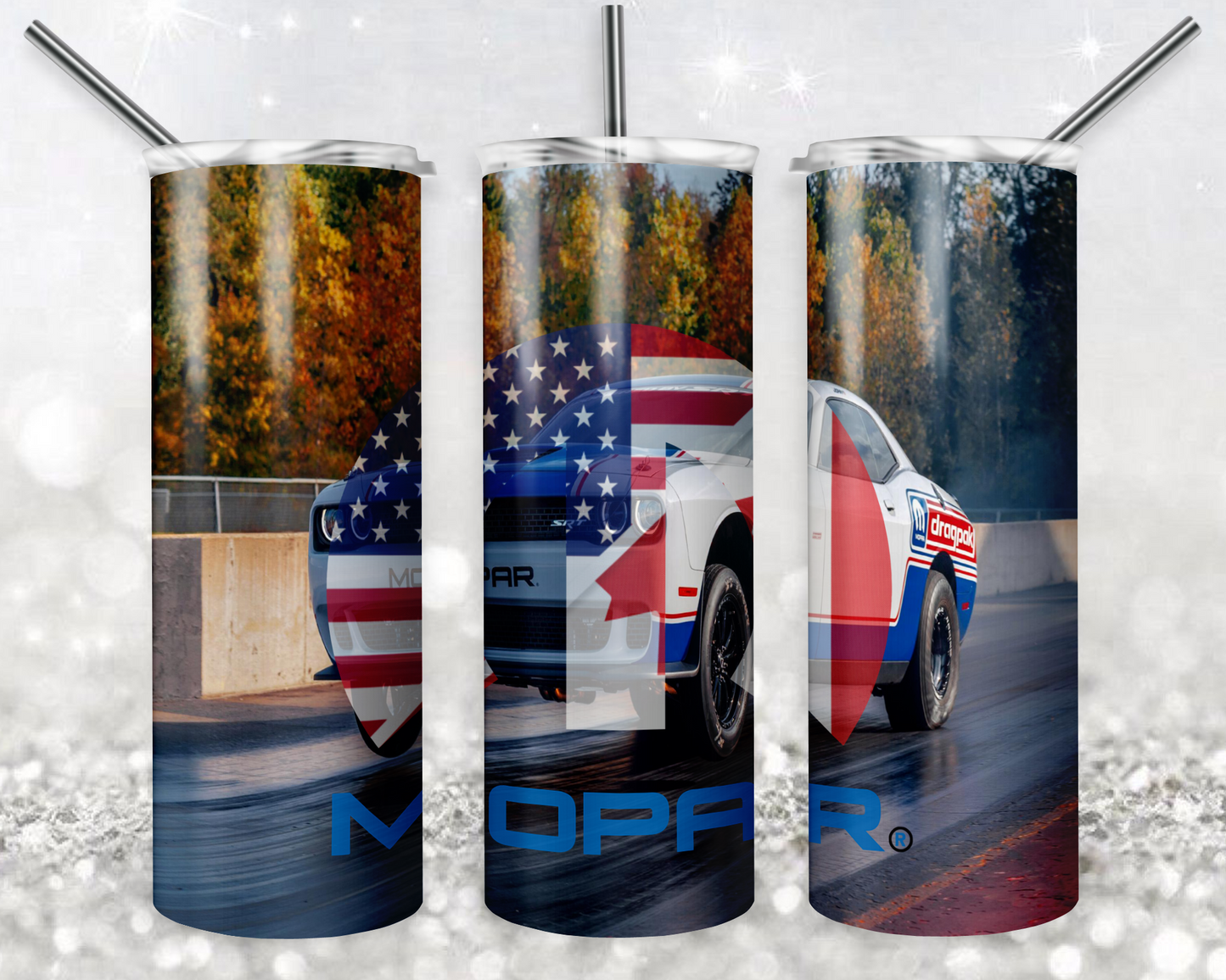 Mopar 20oz Sublimation Tumbler Designs, Car Brands Straight Skinny Tumbler Wrap PNG