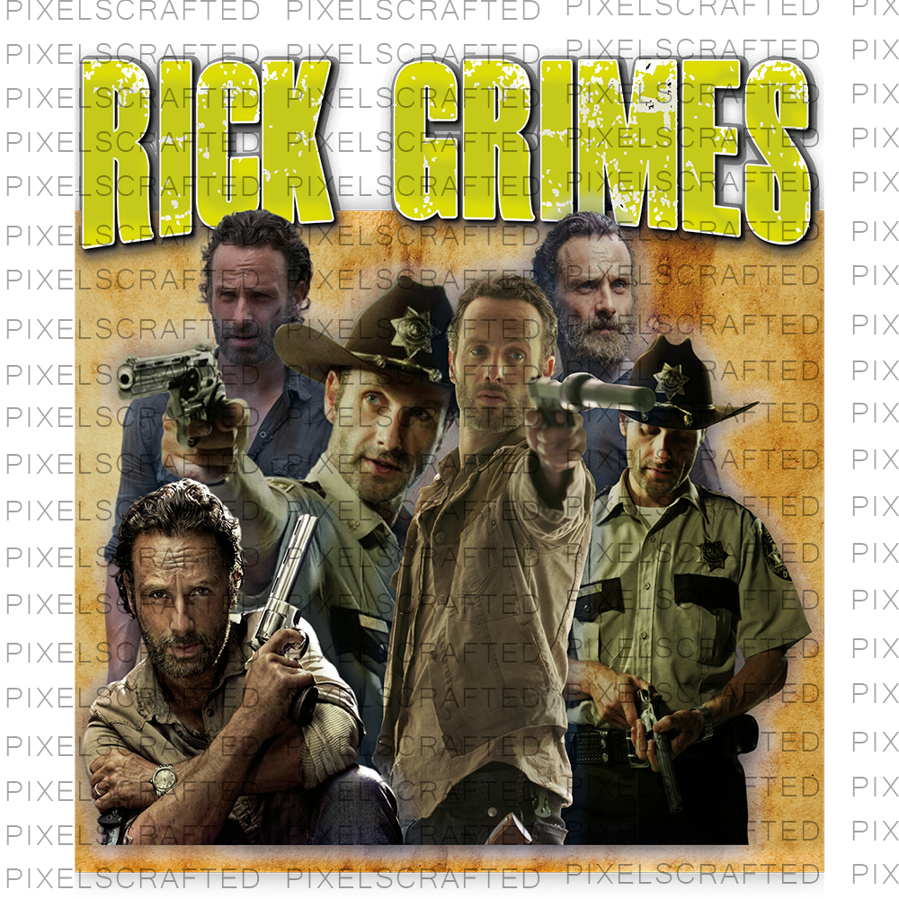 The Walking Dead Rick Grimes PNG Design