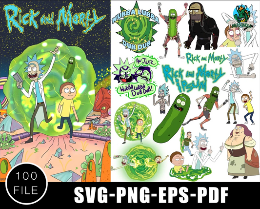 Rick and Morty SVG Bundle