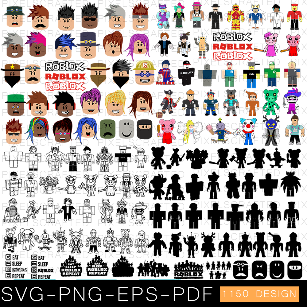 +1000 Roblox SVG Design Bundle