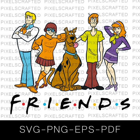 Scooby Doo SVG Bundle, Scooby Doo Friends Cut file, Clipart