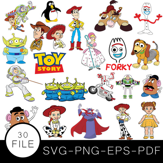 Toy Story SVG bundle, Toy Story Cut file, Toy Story Clipart