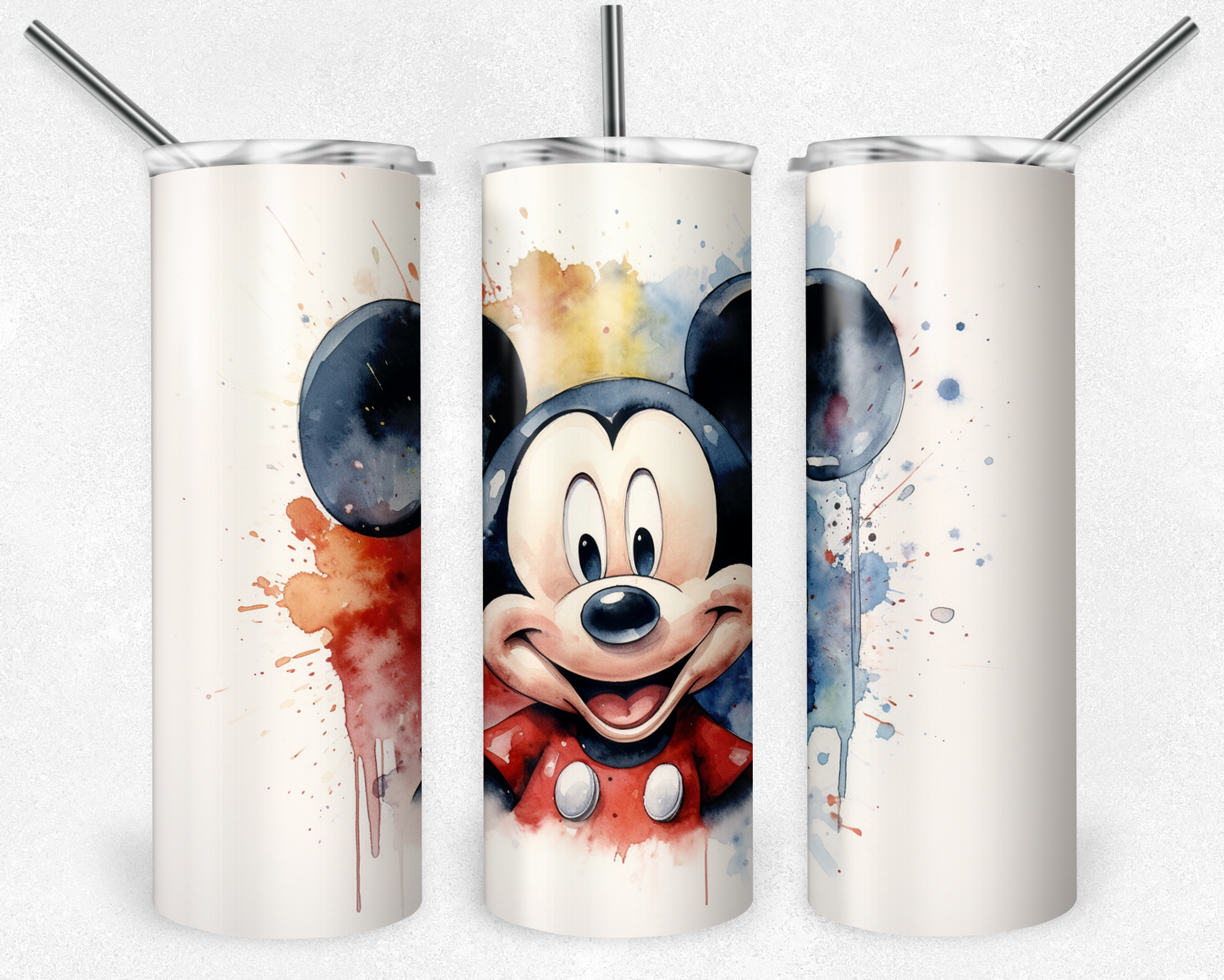 20oz skinny Stainless steel tumbler Mickey Mouse