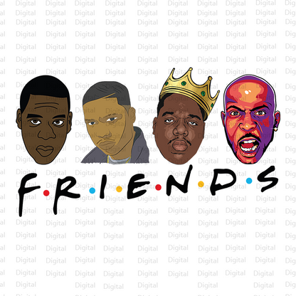 East Side Rapper Friends SVG, 90's Rapper SVG, Cut file, Clipart