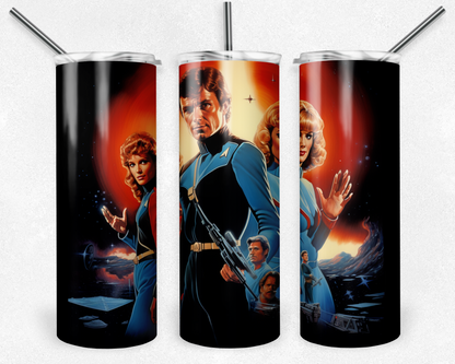 Star Trek 20oz Sublimation Tumbler Designs, Star Trek Straight Skinny Tumbler Wrap PNG