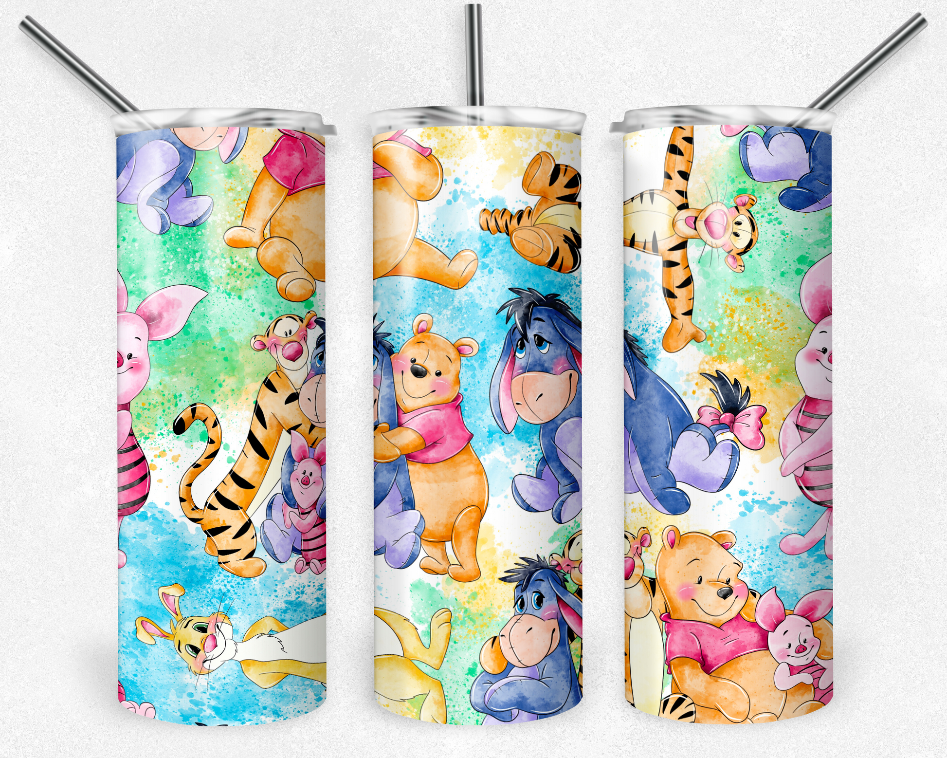 Straw Toppers Charms Tumbler Accessories Winnie the Pooh -  in 2023