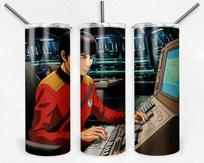 Star Trek 20oz Sublimation Tumbler Designs, Star Trek Straight Skinny Tumbler Wrap PNG