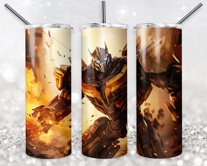 Transformers 20oz Sublimation Tumbler Designs, Transformers Straight Skinny Tumbler Wrap PNG