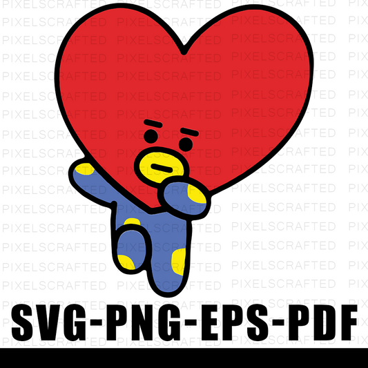 Free BT21 SVG, BT21 Cut file, Clipart