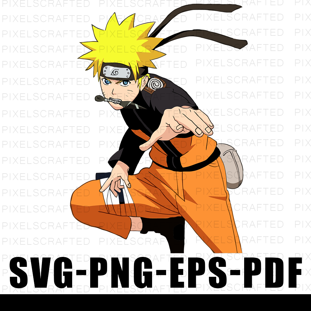 Free Naruto SVG, Naruto Cut file, Clipart