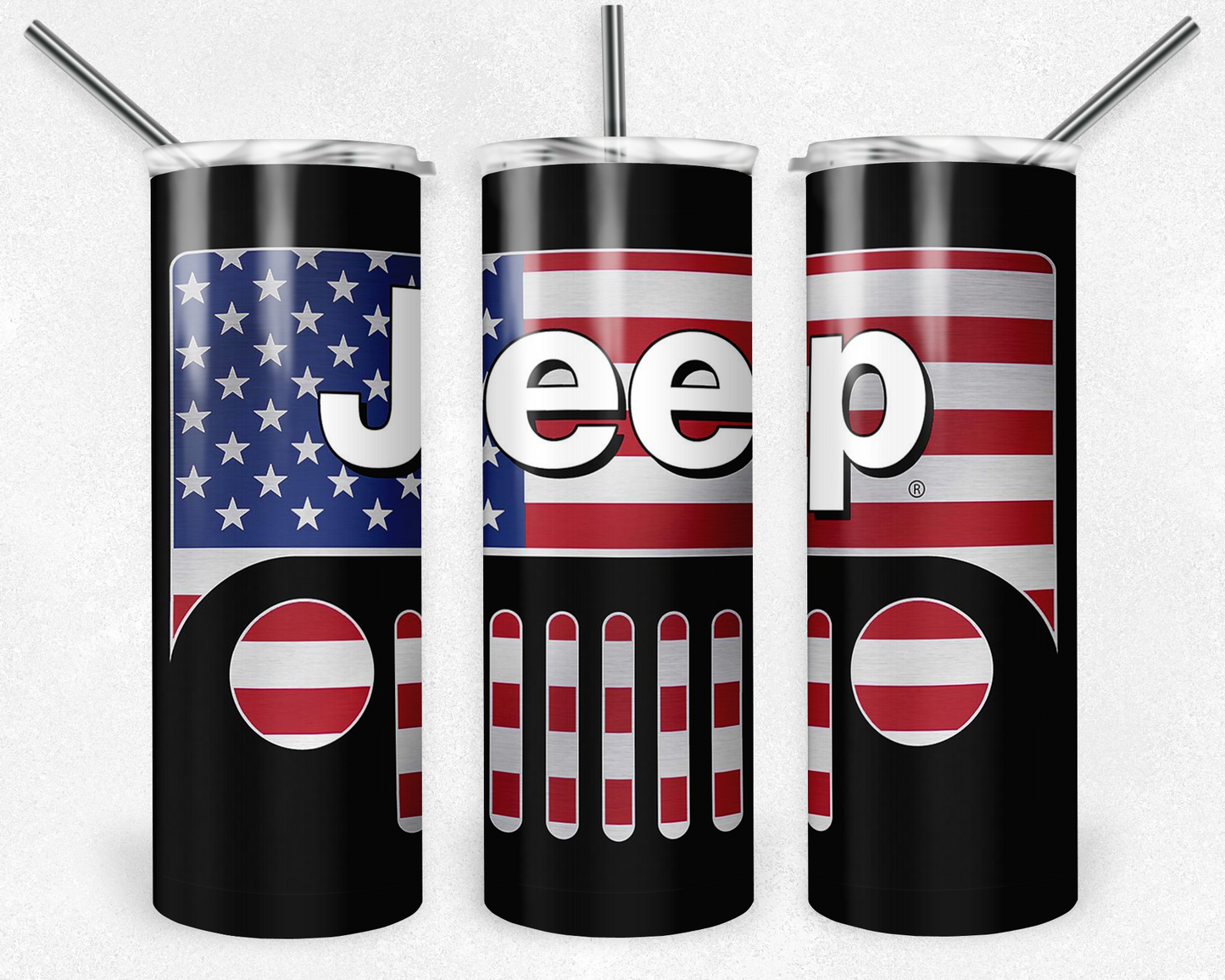 Jeep 20oz Sublimation Tumbler Designs, Car Brands Straight Skinny Tumbler Wrap PNG