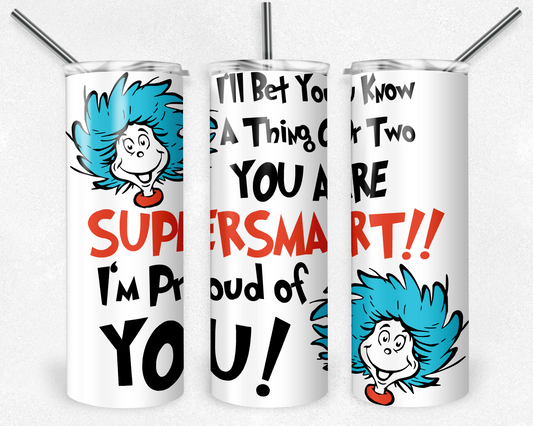 Dr Seuss 20oz Sublimation Tumbler Designs, Cat in the hat Straight Skinny Tumbler Wrap PNG