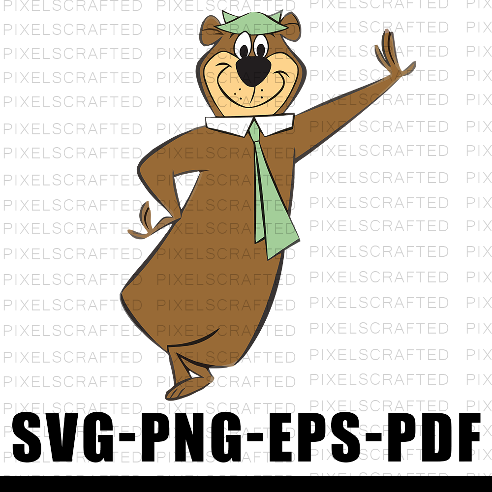 Free Yogi Bear SVG, Yogi Bear Cut file, Clipart