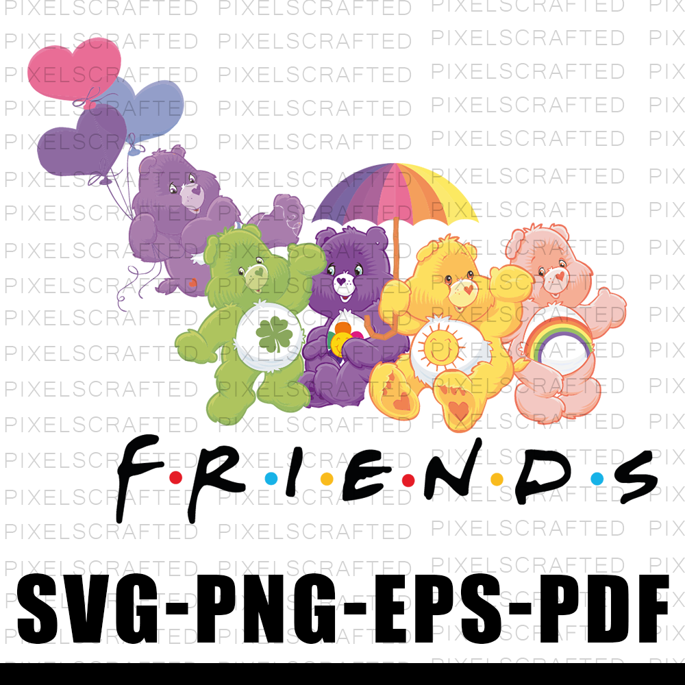 Free Care Bear SVG, Care Bears Cut file, Clipart